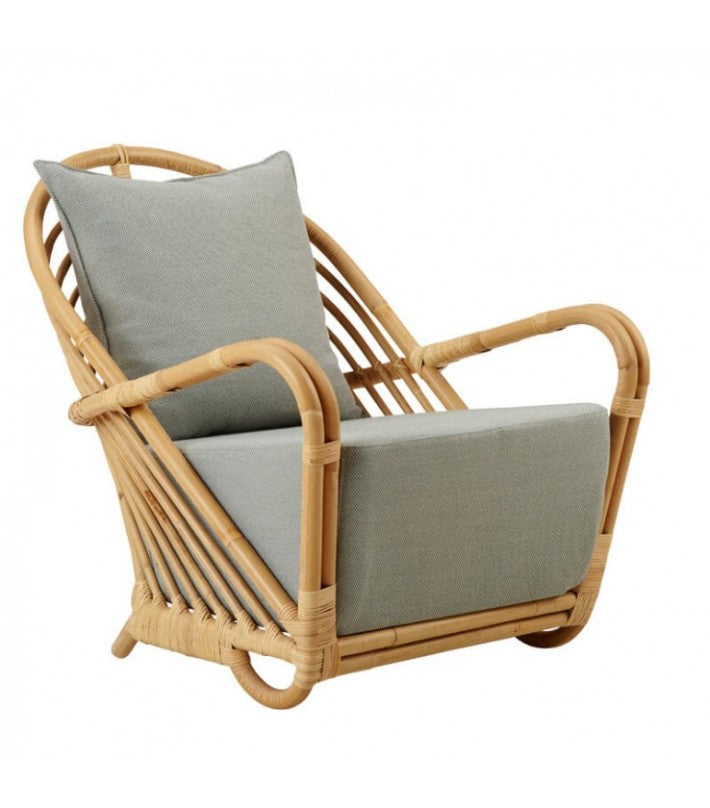 Sillón Charlottenborg en ratán de Sika Design - vista lateral | Nomad Interiors