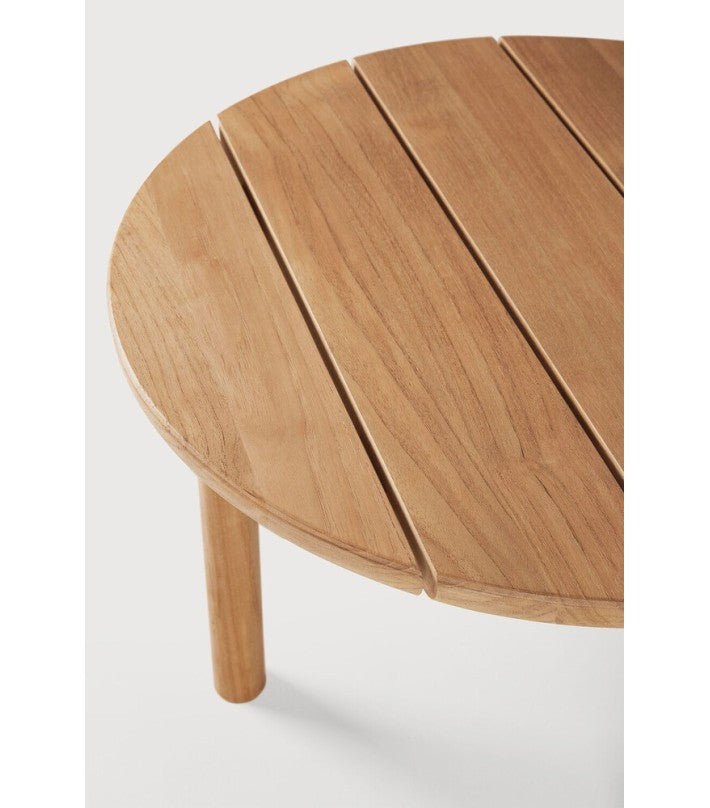 Mesa auxiliar Quatro de exterior en teca de Ethnicraft - ambiente | Nomad Interiors