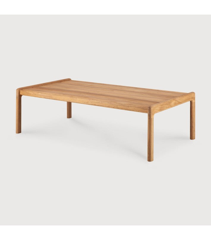 Mesa de centro Jack de exterior en teca de Ethnicraft - textura | Nomad Interiors