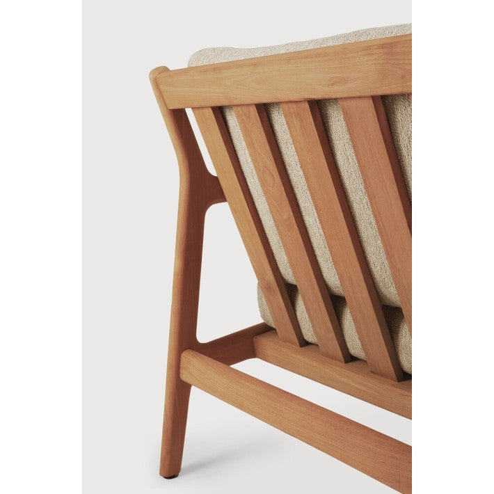 Sillón Jack Outdoor Teca Natural de Ethnicraft - textura | Nomad Interiors