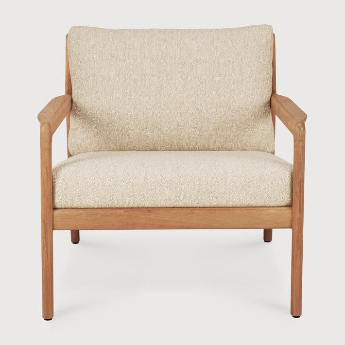 Sillón Jack Outdoor Teca Natural de Ethnicraft - vista lateral | Nomad Interiors