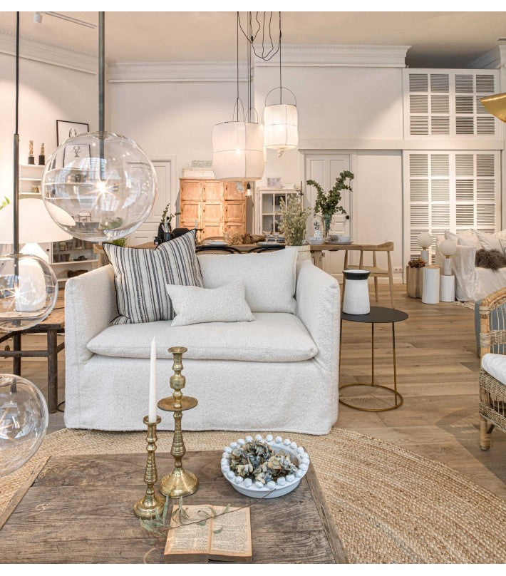 Sillón lino lavado Boho 144 de Maison de Vacances - vista 8 | Nomad Interiors