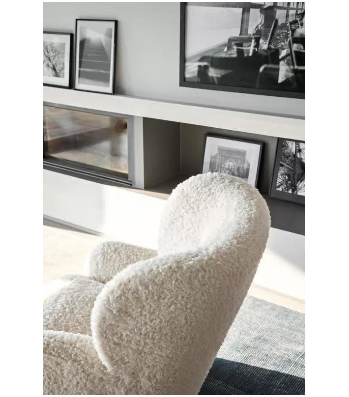 Sillón Loll 09 G en madera de Gervasoni - vista lateral | Nomad Interiors
