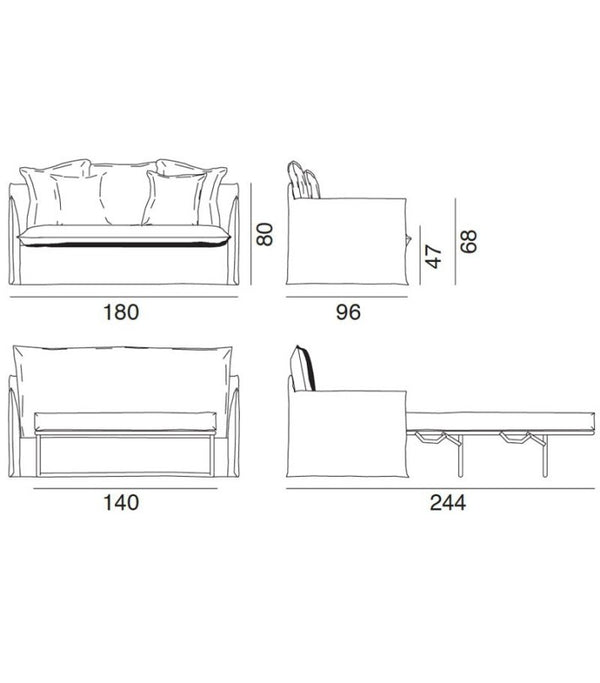 Sofá Cama Ghost 13
