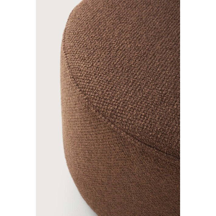 Puf Barrow 60 Cobre de Ethnicraft - vista lateral | Nomad Interiors