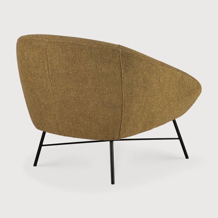 Sillón Barrow Jenjibre de Ethnicraft - vista lateral | Nomad Interiors