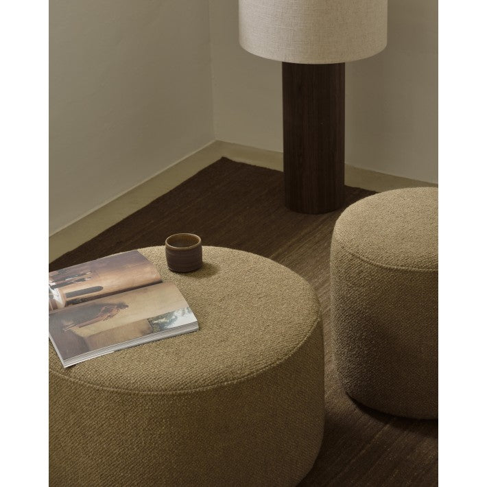 Puf Barrow Jengibre de Ethnicraft - vista lateral | Nomad Interiors