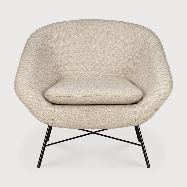 Sillón Barrow de Ethnicraft - vista lateral | Nomad Interiors