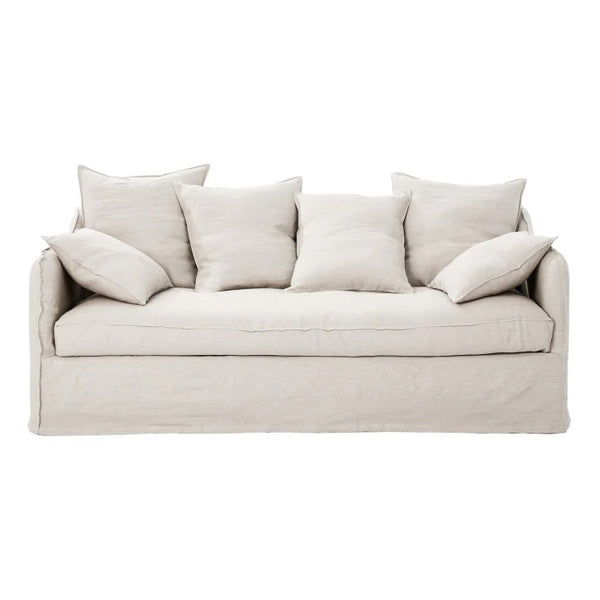 Sofá Cloud en lino y terciopelo de Nomad Home