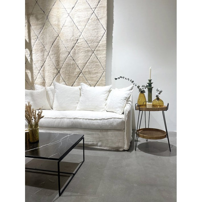 Sofá Cloud en lino y terciopelo de Nomad Home - vista 9