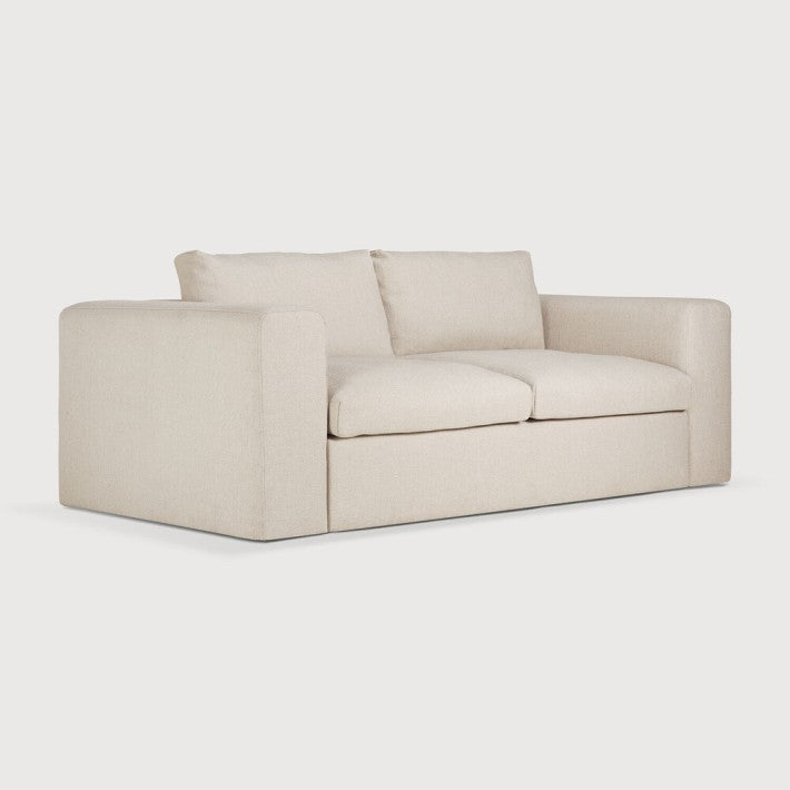 Sofá Mellow en algodón y fibra natural de Ethnicraft - vista lateral | Nomad Interiors