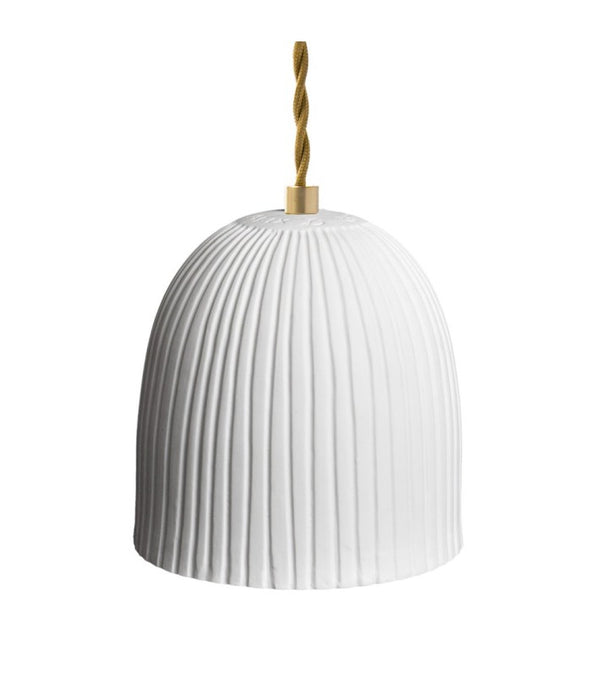 Lámpara Suspensión Corinthe Mate en lana y porcelana de Alix D. Reynis | Nomad Interiors