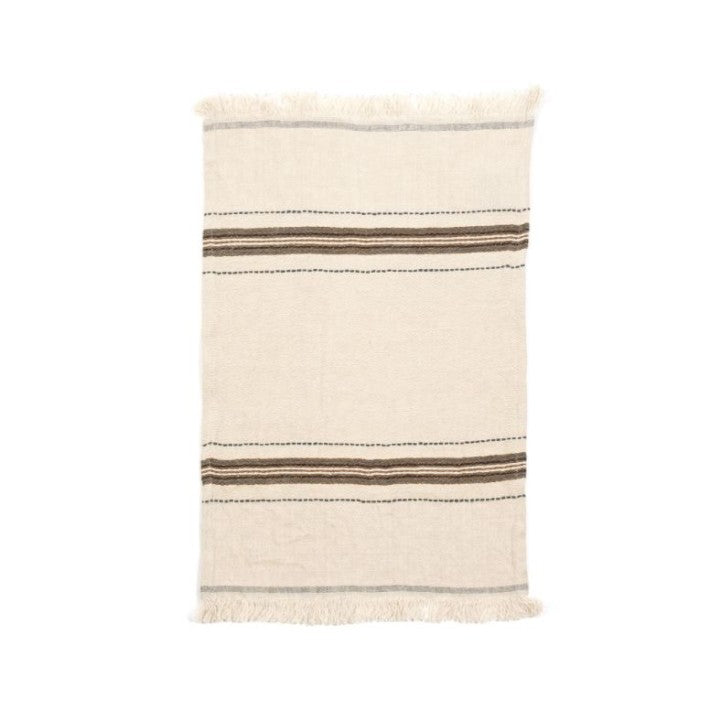 The Belgian Small Fouta Tinos en lino de LIBECO - detalle | Nomad Interiors