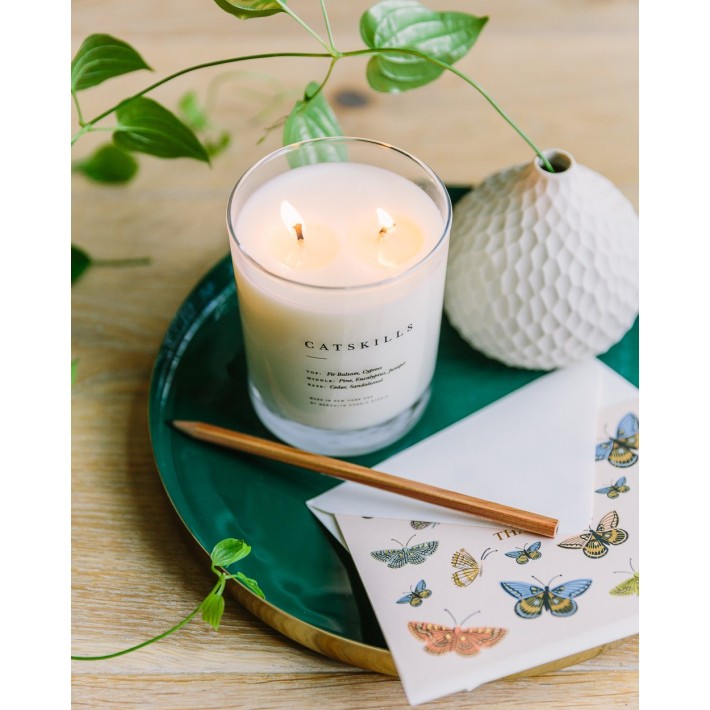 Vela Catskills en algodón de Brooklyn Candle Studio - detalle | Nomad Interiors